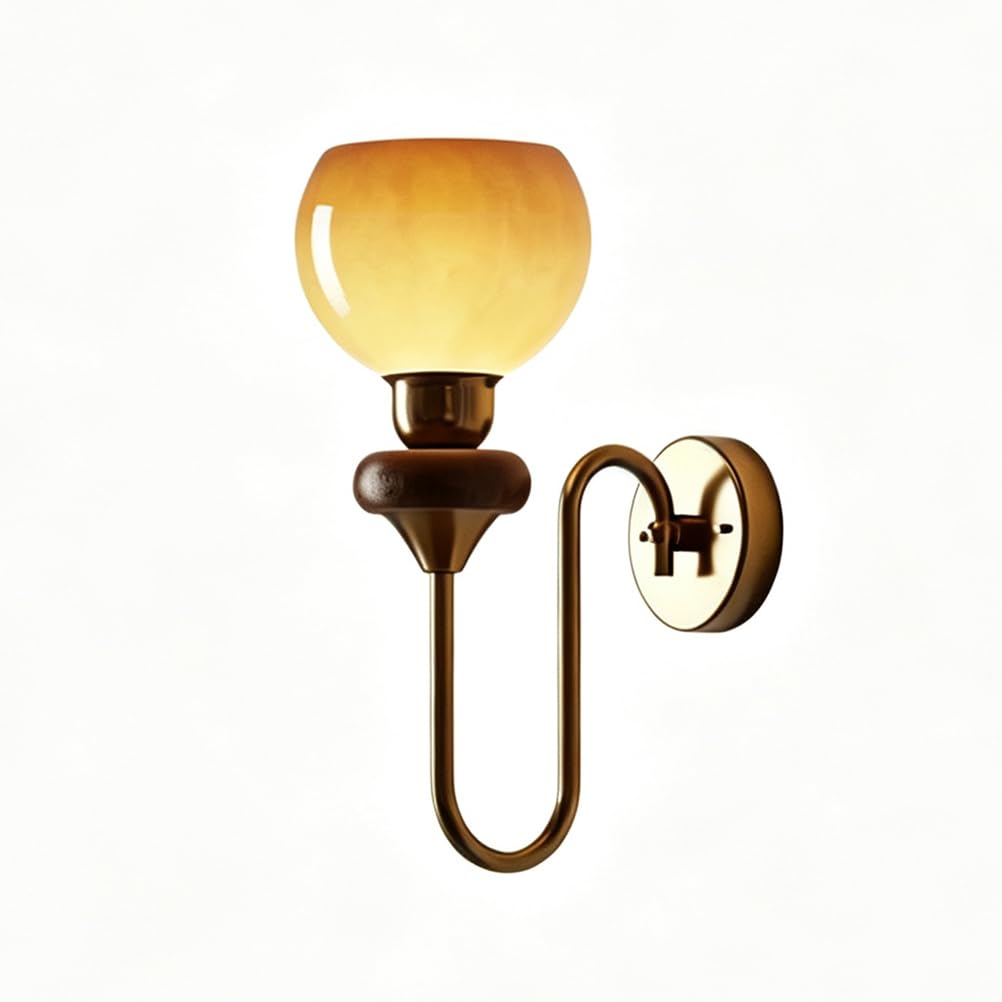 Applique Murale Lampada Da Parete Stile Francese Vintage Spettro Completo Applique In Vetro Protettiva Degli Occhi Per Camera Da Letto Soggiorno Scala Ingresso Arredamento Casa