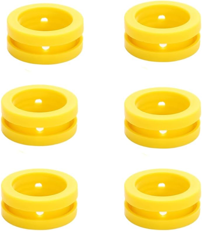 CO2 Cylinder Sealing Gaskets 6Pcs，O Rings with CO2 Pink Cylinder Gaskets Compatible from Soda machine Duo/Terra/Art.
