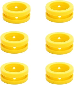 CO2 Cylinder Sealing Gaskets 6Pcs,O Rings with CO2 Pink Cylinder Gaskets Compatible from Soda machine Duo/Terra/Art.
