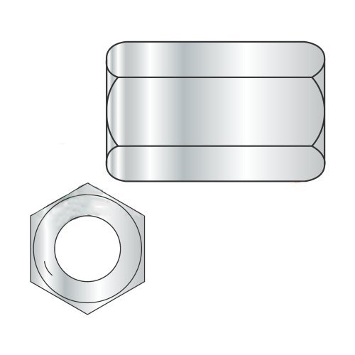 1/4-20 X 7/8" (7/16" AF) Hex Coupling Nuts/Grade 5 / Zinc (Carton: 750 pcs)