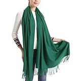 vimate pashmina Scarf- fall winter Atrovirens Pashmina Wraps and Shawls for Women formal evening dresses(Atrovirens)