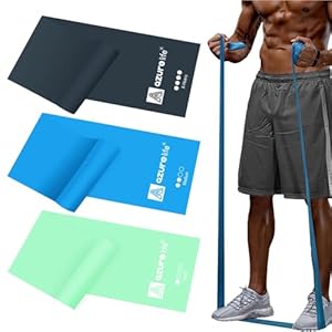 Resistance Bands,Professional Long Non-Latex Elastic Stretch Bands,Exercise Bands for Physical Therapy, Yoga, Pilates, Rehab, at-Home or The Gym Workouts, Strength Training