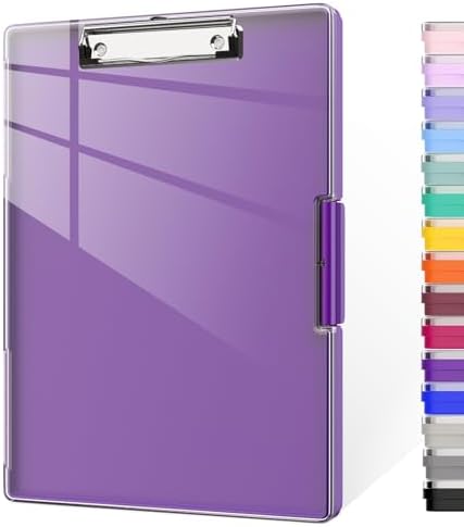 Piasoenc Clipboard With Storage, 8.5x11" Clip Boards With 2 Storage Case And A4 - View #13