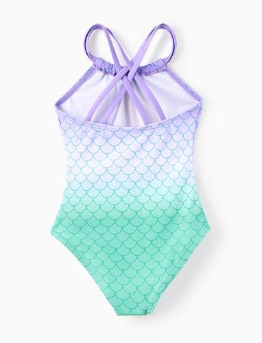 Disney Mickey and Friends Girls Swimsuits UPF 50+ One Piece Bathing Suits Sport Summer Beach Swimwear for Kids Size 3-13Y2