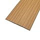 Gelbe Eiche, Selbstklebendes PVC-Abschlussband für Holztürkanten, flexibler Laminatboden-Übergangsstreifen, Fugenabdeckung für Türöffnungen und Vinylböden