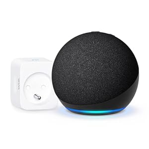 Echo Dot (5e génération) | Anthracite + WiZ Prise Connectée...