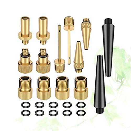 Conjunto adaptador de válvula BesPORTBLE para bomba de ar de pneu de bicicleta, bomba esférica, kits