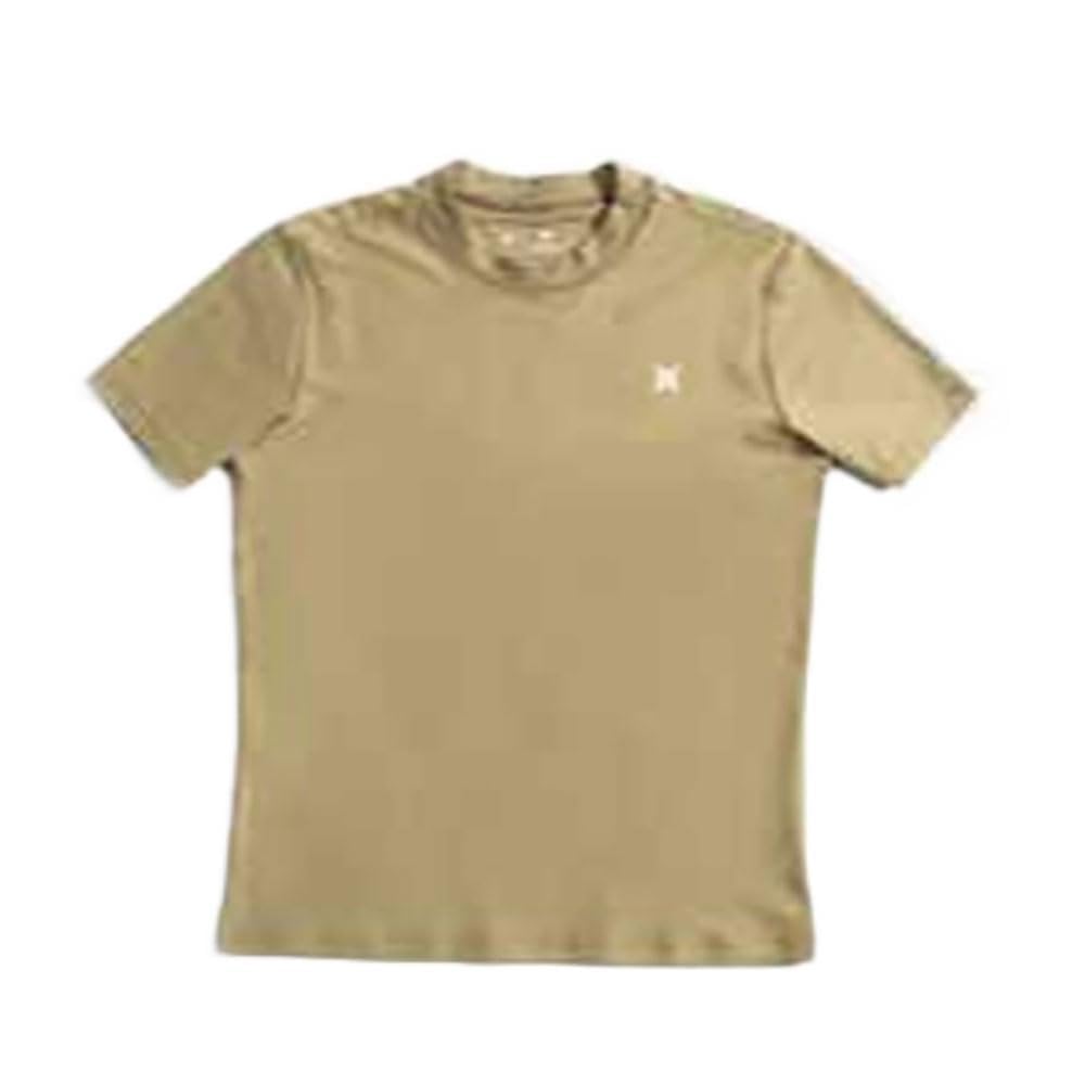 Hurley Short Sleeve Lycra Boy (7 to 15 Years) - Icon Hybrid Martini Olive
