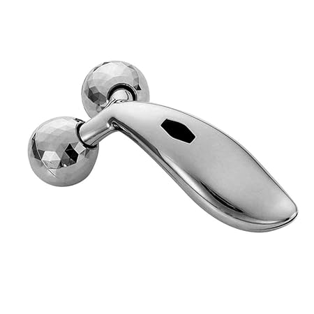 SKYBORN Born To Fly 3D massager roller face massager face slimming massager Face Body Massager Skin Lifting Wrinkle Remover Facial Massage For Relaxation and Tightening [Pack Of 1] [Silver]