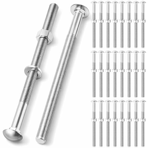 1/2" X 8" 30 Pack Galvanized Carriage Bolt Kit