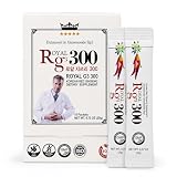 BTGIN Premium RG3 300 Korean Red Ginseng Powder - Enhanced Ginsenosides (50mg Rg3/Sachet), Made in Korea, 10 Sachets