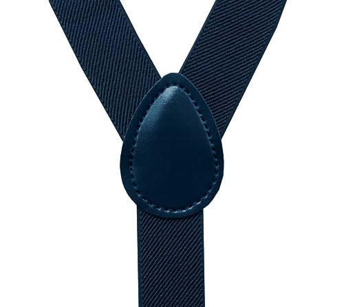 Image of trilece Men's Suspenders and Bow Tie Set - Adjustable Y-Back Suspenders with Matching Bow Tie for Weddings and Formal Wear