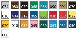 12" x 6" - 75 Sheets of Assorted Glossy Colors of Permanent Adhesive-Backed Vinyl for Craft, Hobby, Cricut Cutters