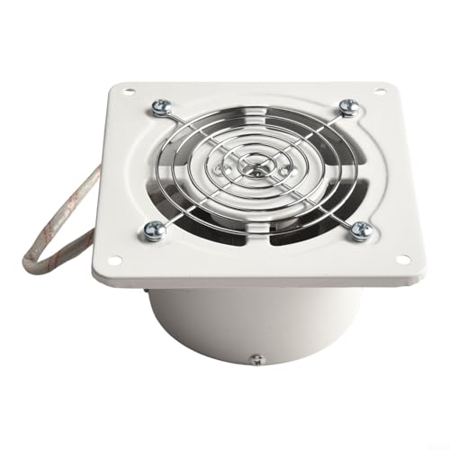 Ventilador de ventilación de baño de 4 pulgadas para una extracción eficiente de aire en inodoro, baño y cocina con motor de 25 W y funcionamiento silencioso