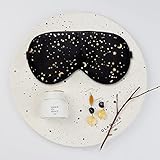 townssilk 100% Silk Sleep mask with Adjustable Strap,Comfortable and Super Soft Eye mask Ultimate Sleeping aid,blindford Golden Moon - Image 7