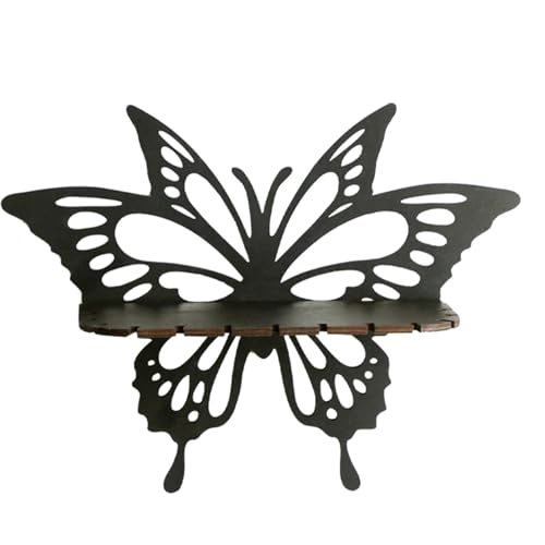 Dinchaakuarry Estante Flotante de Estante de de Madera Bata Mosca Sombra Bata Mosca Estante de Mosca Uttage Pared Almacenamiento de batería Estante de Almacenamiento de Madera decoración