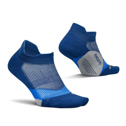 Image of Feetures Elite Light Cushion No Show Tab Sock Wave