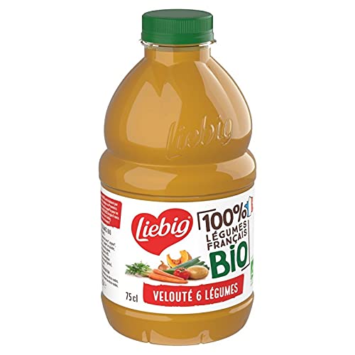 Velouté 6 Légumes Bio 75Cl - Soupes Et Potages En Brique - BIO - Format Familial 6L - Ingrédients 100% Naturels - Saveur Réconfortante Pour Toute La Famille - Le Lot De 3