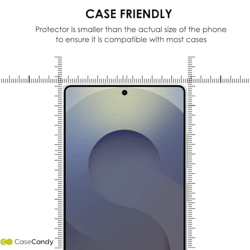 Image of Casecandy - (2 Pack Screen Protector Guard for Samsung S26 Ultra (6.8-inch Screen Size) | Transparent Screen Guard For Galaxy S26 Ultra - Fingerprint Support /S PEN Compatible /HD