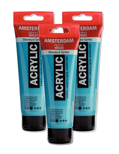 Amsterdam Standard Series Acrylique Tube 120 ml Bleu Turquoise 522 (17095222)