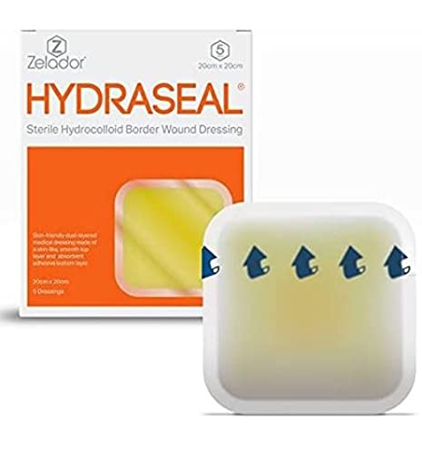 Pansement hydrocolloïde pour apaiser les brûlures et soulager la douleur des plaies chroniques