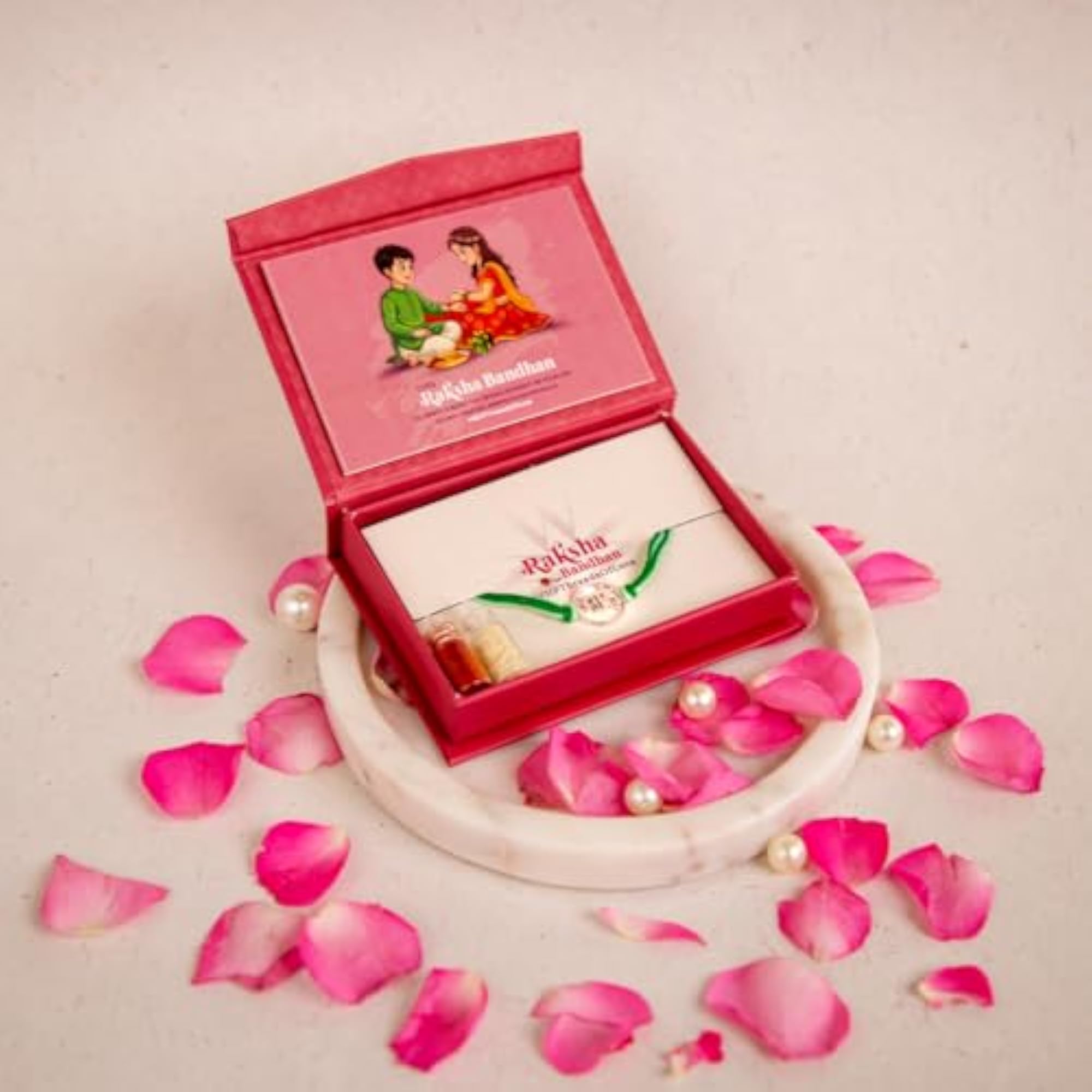 925 Silver Rakhi for Brother, Pure Silver Rakhi Gift