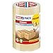 Produktbild tesa tesapack Strong - Geräuscharmes Paketklebeband zum Verpacken von Paketen und Versandschachteln - transparent - 3 Rollen je 66 m: 50mm