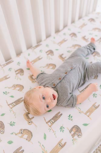 Premium Fitted Knit Crib Sheet/Toddler Sheet Noah By Copper Pearl #TOP1