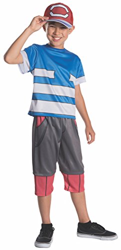 Pokémon Child's Deluxe Ash Costume, Medium