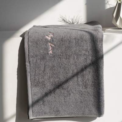 Serviette de bain coton WLLLO drap de bain absorbant linge de toilette epais 70x140cm