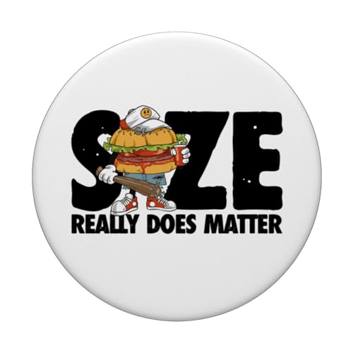 Size Really Does Matter PopSockets Swappable PopGrip, Black - Image 3