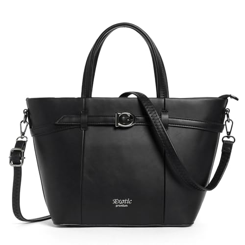 Image of EXOTIC Premium Structured Tote Bag for Women | Handbag with Sling Strap | Elegant Office & Casual Bag