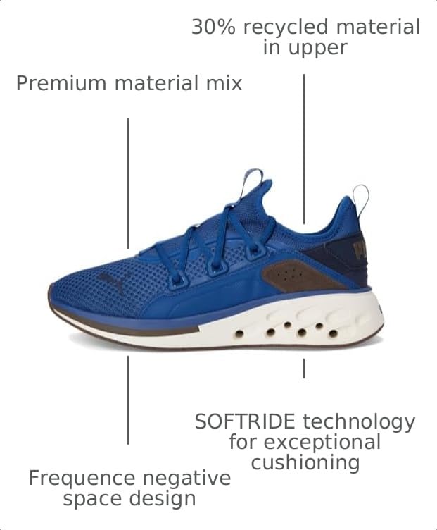 Image of Puma Mens Softride Frequence Shoes