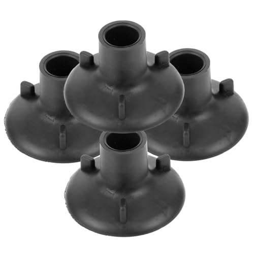 Mipcase 4個シャワーチェア用耐久性ゴム脚カバー 滑り止め吸盤設計 性向上 傷防止 高耐摩耗 保護用交換パッド