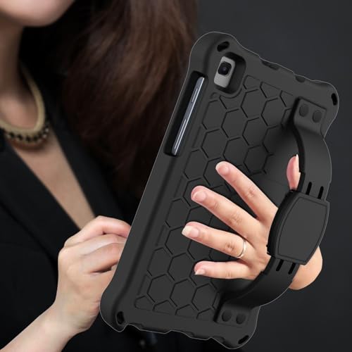 Coque anti-casse Samsung Galaxy Tab A7 Lite antichoc avec sangle noir - 5