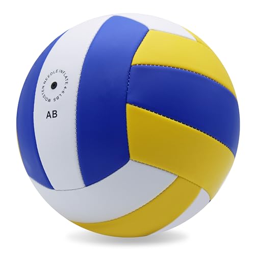 Image of Magicorange Volleyball,6 Pack Official Size 5 Volleyballs,Multicolored