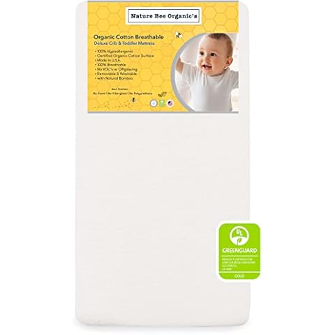Nature Bee Organic Deluxe Crib Mattress Cover