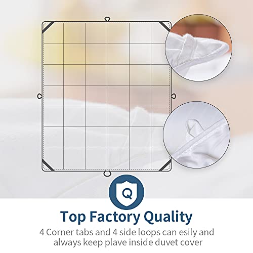 Amazon Brand - Umi Bettdecke 260x220cm Antibakteriell Decke mit weißen Gänsefedern und -daunen und reinem - daunendichtem Baumwollgewebe (Weiß - 4 Jahreszeiten) - Image 6