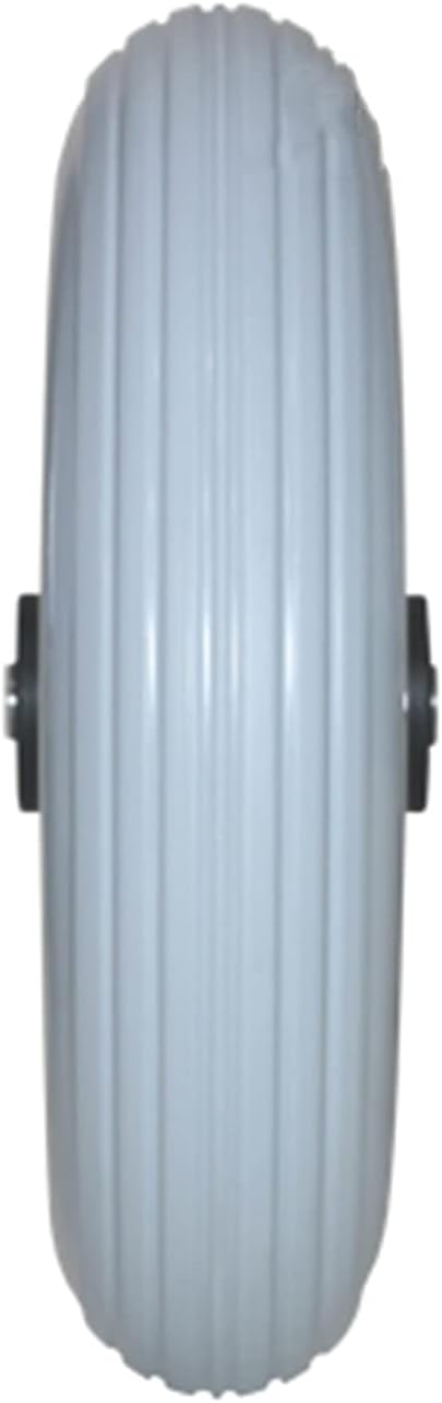 Side profile of a single lhx 8-inch wheelchair wheel