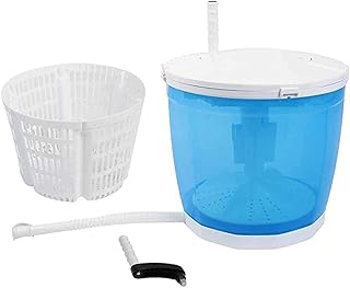 Mini Laveuse Et Sécheuse Portables 2 En 1 Mini Lave-Linge/Sèche-Linge Manuels Non Électriques Machines À Laver Compactes Pour Camping Caravanes Dortoir Appartement Voyageant En Plein Air Petit Espace