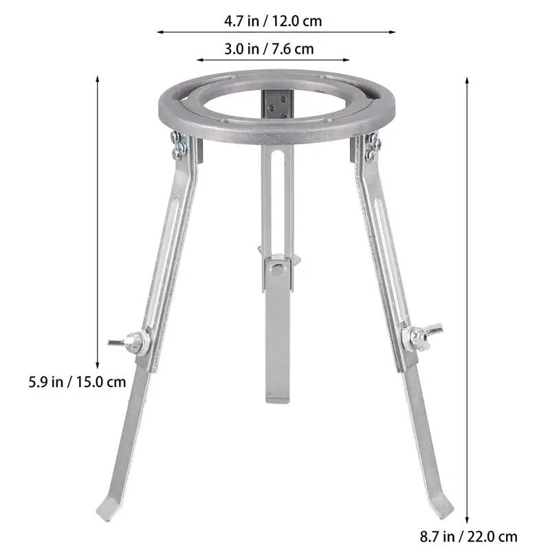 Adjustable Laboratory Tripod Stand—Heating Support for Scientific Experiments