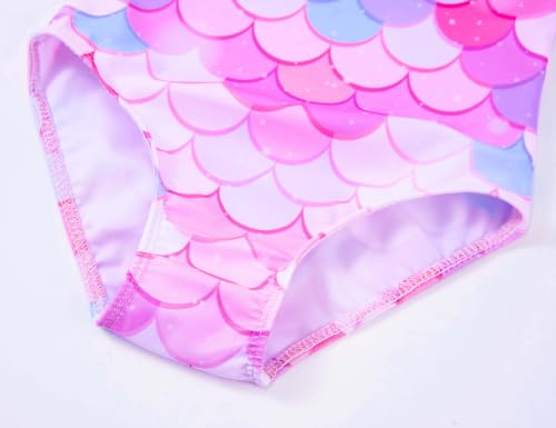 Image of Girls Swimsuits One-Piece Bathing Suits Multicolor Kids Sport Summer Beach Swimwear for 2-10 Years Old