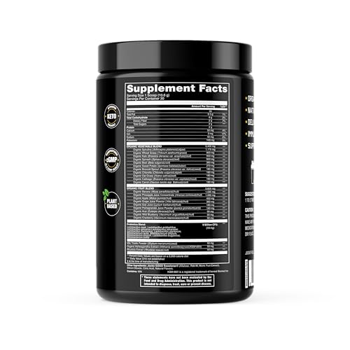 Jocko Fuel Daily Greens Powder - Premium Organic Greens Superfood Powder for Gut Health, Digestion, Bloating, Immune Support with Spirulina, Chlorella, Digestive Enzymes, & Probiotics - 30 Servings - Image 3