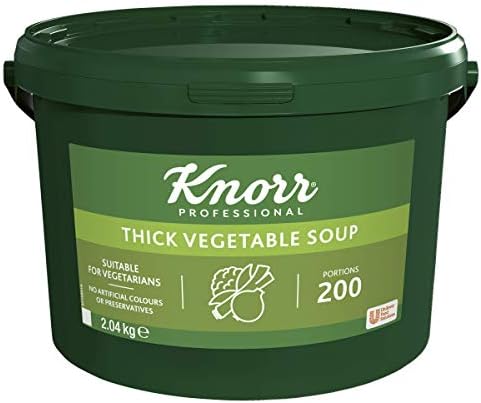 Professional Thick Vegetable Soup Mix, Bulk Catering Soup, 200 Portions (Makes 34 Litres)