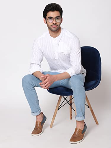 Image of SHIRT THEORY Solid Cotton Full Sleeves Casual Shirt for Men II Premium Cotton Shirt II Stylish Shirt for Men II Men Casual Shirt II Luxury Shirts ||