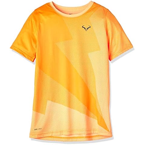 Nike Boys NKCT Rafa GX T-Shirt in Orange Cover