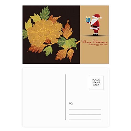 Cartes postales Père Noël culture japonaise marron noir lot 20