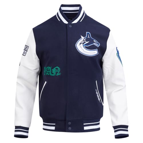 Image of Pro Standard Mens NHL Old English Varsity Jacket