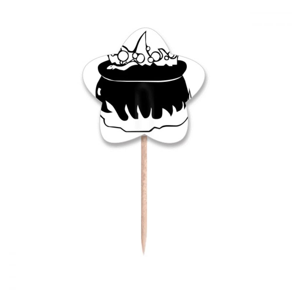 Drapeaux de Table Halloween Cure-dents pour Buffet Réussi et Décoration Gâteau Facile