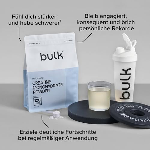 Bulk Creatin Monohydrat Pulver 250 g | 73 Portionen | Reines mikronisiertes Kreatin | Geschmacksneutral | Vegan & Halal | Ideal für Fitness, Training & Gym | Leicht aufzulösen 3